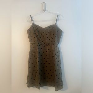 Mi ami xl  green polka dots black xl